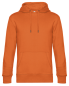 Preview: ein orangener  Hoodie, Kapuzenpulli ist von vorne dargestellt. Vorne befindet sich auf Bauchhöhe eine Tasche